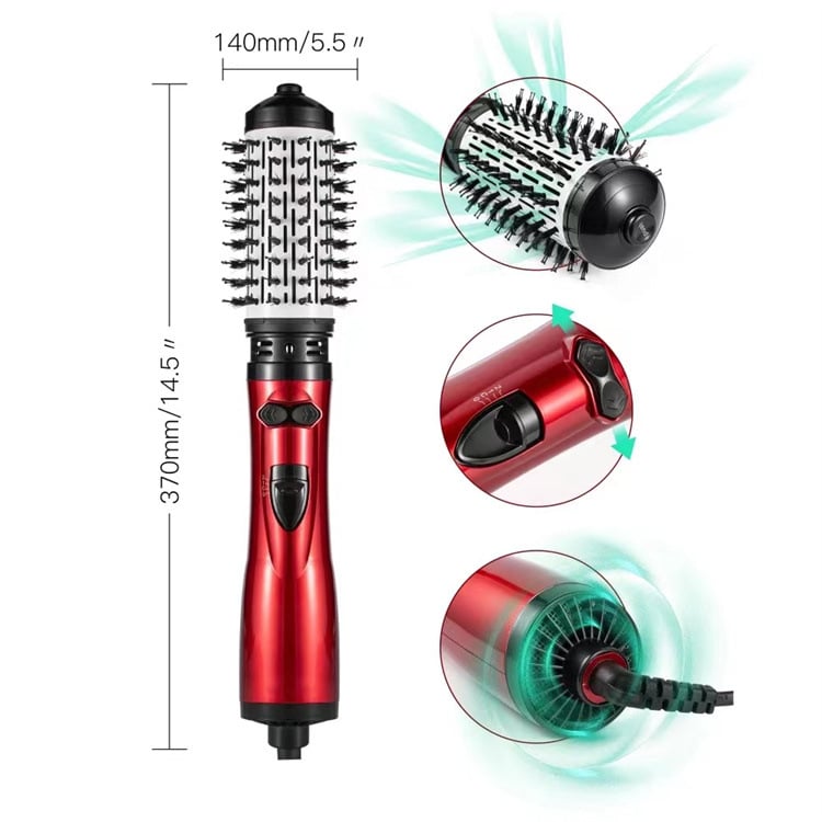 Brosse à cheveux 3 en 1 - Votre brushing parfait, sans effort, en moins de 5 minutes.