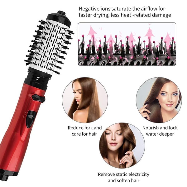 Brosse à cheveux 3 en 1 - Votre brushing parfait, sans effort, en moins de 5 minutes.